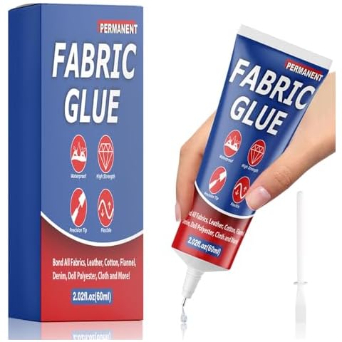 MOCKGVY Fabric Glue Permanent 60ml Cover