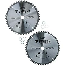 300mm x 30mm TCT Tungsten Carbide Tipped Circular Saw Blades 40 + 60 Teeth