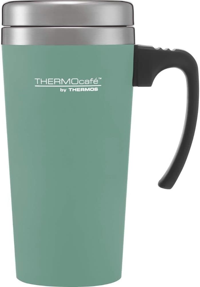 Thermo Cafe Travel Mug, Plastic, Duck Egg, 1 Count (Pack of 1)