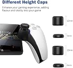 DLseego Thumb Grips Caps for PlayStation Portal, Full Protection Anti-Slip & Anti-Scratch Anti-Fingerprint Protective Cover 8 Thumb Stick Caps for PlayStation Portal Remote Player - Black