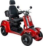 1000W Heavy Duty Mobility Scooter for Adults, 500 lbs Capacity, 4 Wheel Electric Mobility Scooter, 16' Tires Old Person Scooter, All Terrain Mobility Scooter, 3-Speed Control, Travel Riding