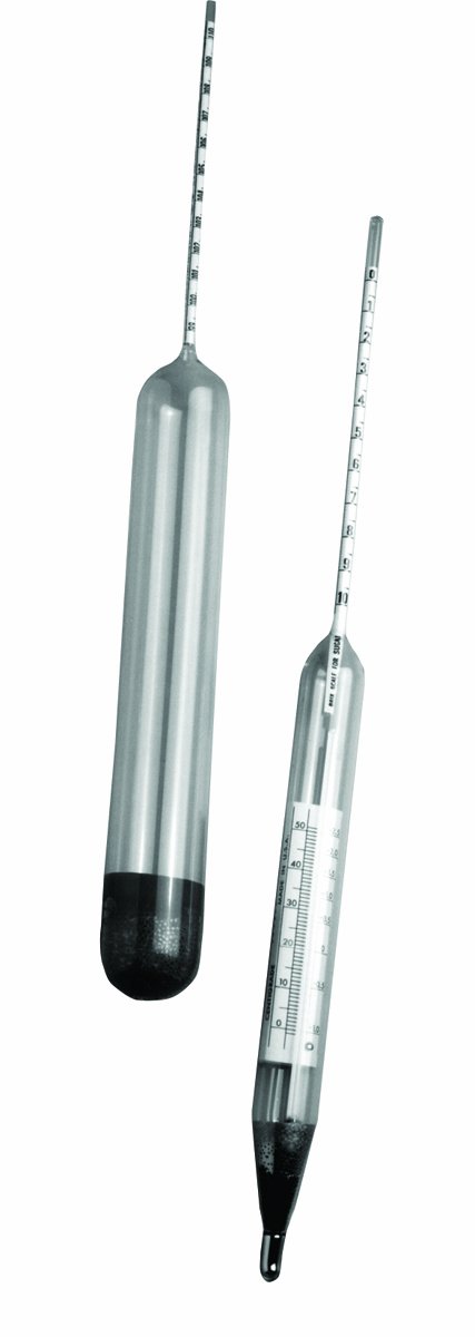 Thomas Durac Brix Sugar Scale Plain Form Hydrometer, 29 to 41 degree C Brix, 325mm Length