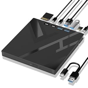 Wbacon 7443 Externes DVD/CD-Laufwerk