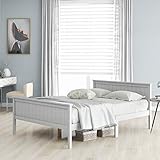 Classico ed elegante: questo telaio del letto si abbina a qualsiasi arredamento, migliorando la bellezza di camere da letto e camere degli ospiti. Versatile nello stile, si abbina perfettamente a temi moderni o rustici, creando un'atmosfera accogliente e invitante. Progettato per durare e comfort, questo telaio letto è la scelta ideale per chi cerca un mix di stile e funzionalità.