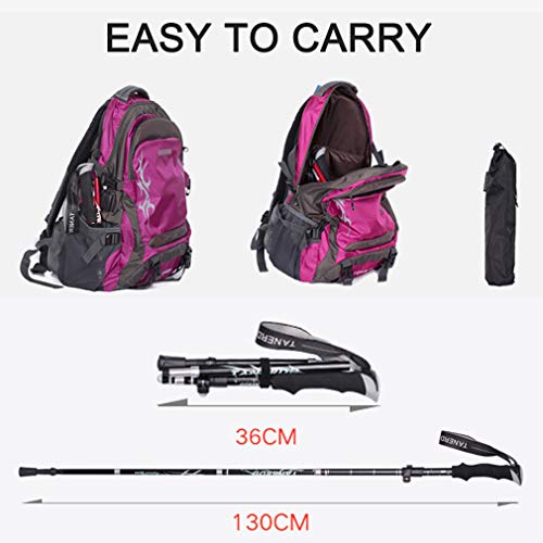 Bastoncino da Trekking Pieghevole 1 Paio, 130cm