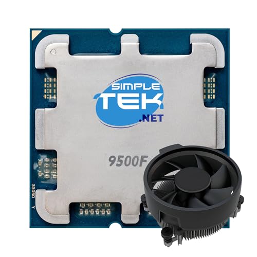 Procesador CPU 9500F AM5 de 6 núcleos y disipador de calor para ordenador 1