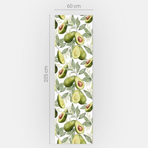 Sticker pour frigo 60x205 cm décor avocat autocollant