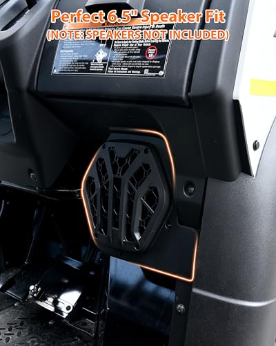 SAUTVS 6.5" Under Dash Speaker Pods para Kawasaki Mule SX 2017+ miniatura 5
