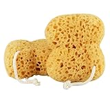 2 Pcs Shower Sponge, Bath Sponges, Exfoliating Shower Sponges, Larger Shower Sea Sponge, Ultra-Soft for Sensitive Dry Skin, Exfoliating Sponge Body Puff with Dense Foam for Gentle & Deep Cleansing - Image 1