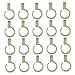 PRETYZOOM 100Pcs Windproof Frame Accessories Fashion Coat Hanger Non-Slip Plastic Fixed Buckle Plastic Hanger Rattan lamp Shade Pack Buckle Button Fastener at Home Hanger Buckle
