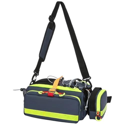 Fituenly Bolsa De Emergencia Médica con Correa para Hombro, Bolsa Impermeable para Artículos De Asistencia Sanitaria a Domicilio, Bolsa De Viaje para Enfermeras para Visitas a Hospicios.