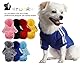 QiCheng&LYS Hunde Hoodies kleine Hunde Strickpullover wintermantel für kleine Hunde (A-Schwarz/Rot, S)