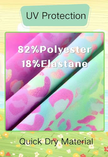 Image of DAXIANG Girls One Piece Ruffle Strap Swimsuit Quick Dry Mermaid Swimwear Beach Sport Bathing Suit for Toddler Kids 4-11 Years