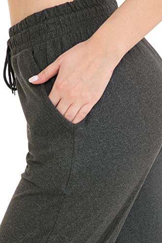 Pantalon de jogging activewear stretch avec chevilles élastiquées gris S - 5
