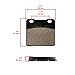 Caltric Front Rear Brake Pads Compatible with Suzuki Vl1500 Vl-1500 Vl 1500 Intruder 1998-2001 Front Rear Pads