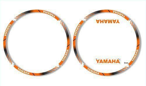 Adesivo Friso Refletivo Degradê Yamaha Tenere 250 Laranja Não Desbota