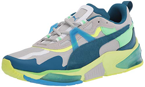 Puma Lifestyle LQDCELL Optic - Zapatillas Deportivas para Hombre, Gray Violet Nrgy Blue, 13 Women/11.5 Men