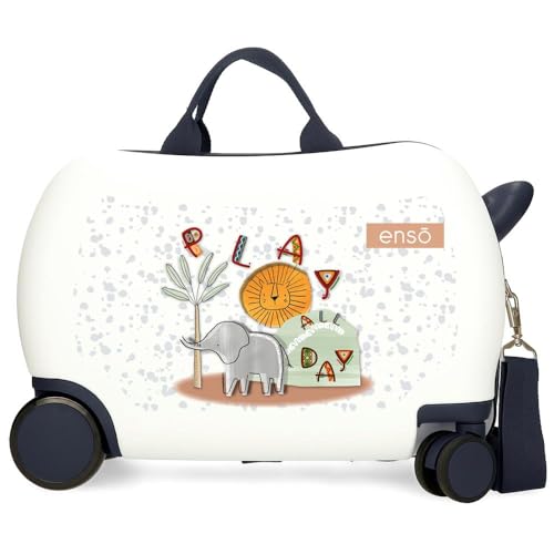 Enso Play All Day Maleta Infantil Blanco 45x31x20 cms Rígida ABS 27,9L 1,8 kgs 0 Equipaje Mano