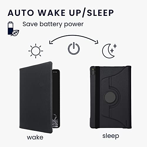 Kwmobile Rotating Case Compatible With Huawei Matepad Pro 12.6 (2021) - Case Pu Leather Tablet Cover With Stand - Dark Blue #TOP4