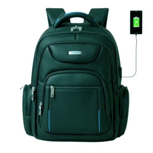 Mochila premium masculina e feminina super refor?ada grande, para viagens, trabalho e escolar, compartimento para notebook acolchoado (CINZA)