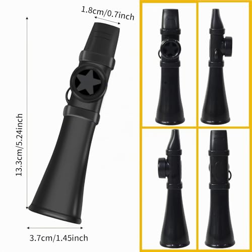 Gosizos Kazoo für Erwachsene, Kazoos Saxophon mit Schlüsselband Leicht zu erlernende Instrumente, Upgraded Kazoo Musikinstrument Great Sound für Alle Altersgruppen Professional Geschenk