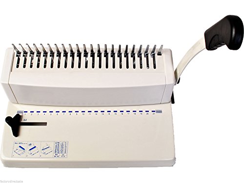 Lotus Analin 21-Hole 250 Sheets Paper Comb Punch Binder Binding Machine Scrapbook w/200 Combs - Thumbnail 3