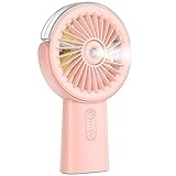 Hnsedjdh ventilador de nebulización ventilador portátil 90 ° ajustable ventilador para viajes al aire libre playa C