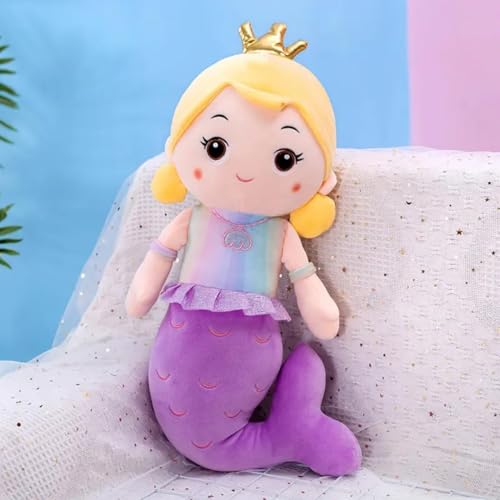Image of Liquortees Mermaid Soft Toys for Baby Girl - Teddy Bear Gift Dolls, Cute Plushies Toys, Adorable Gifts for Girls, Baby Girl Doll (32 cm)