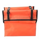 HEALEEP Bolsa Organizadora Ligera para Herramientas de Escaleras Telescópicas Tijera, Funda Multiusos en Lona Robusta 30 X 13,5 X 12,5 CM para Profesionales y Uso en Obra