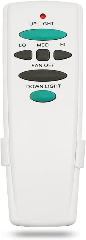 Replacement of Hampton Bay Ceiling Fan Remote Control UC7078T with Up Down Light, L3H2010FANHD Fan-HD Fan-HD6, White