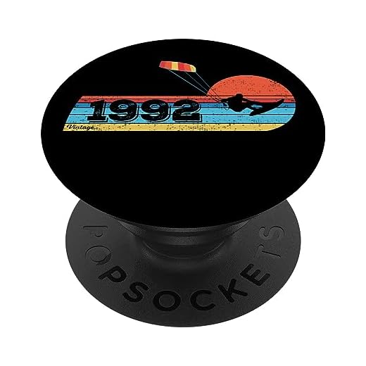 Kitesurf Kitesurfer Cumpleaños nacido en 1992 Kitesurfista PopSockets PopGrip Intercambiable