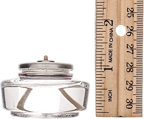 Image of D'light Online 12-Hour Liquid Votive Candles, Disposable Fuel Cells, Event Bulk Package, Emergency Candles, Restaurant Tables, Romantic Dinner Candles and Wedding Tables (Set of 12)