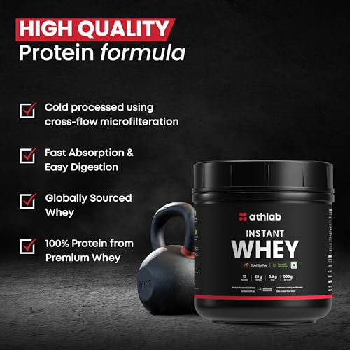 Athlab (by Nutrabay) Instant Whey Protein Naturally Flavoured