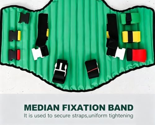 KED Folding Tactical Extrication Device, Fracture Splint Kit, Cervical Fixation Plate, with Carrying Bag, Firefighter Extrication Jacket for Immobilizing