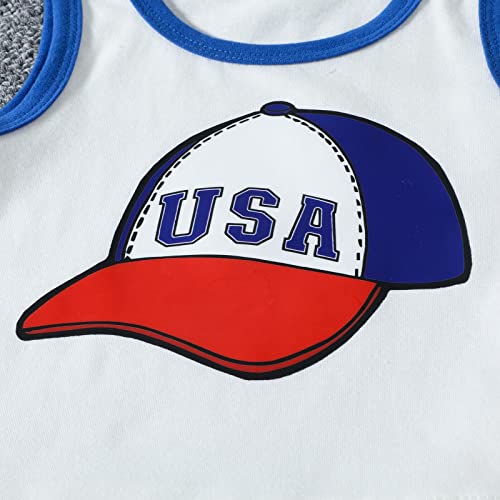 Boy Suspender Outfit Independence Day Wear Summer Fashion Design Boys Vest Suit Boys Casual Vest (White, 2-3 Years) 6