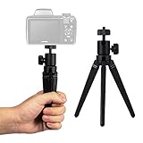 Noeler Mini Desktop Tripod,Portable Desktop Travel Tripod Legs Stand with Swivel Head for DSLR Camcorder Digital Camera Spotting Scope Projector