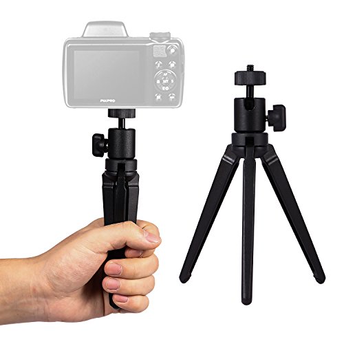 Noeler Mini Desktop Tripod,Portable Desktop Travel Tripod Legs Stand with Swivel Head