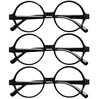 AIRTILY 3 Pares De Anteojos Con Montura Redonda, Decoración Para