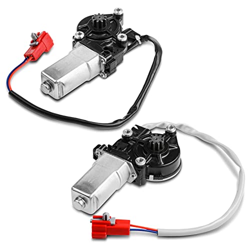 A-Premium Front Left and Right Power Window Lift Motor Compatible with Dodge D150 D250 D350 Ramcharger W150 W250 W350 1990-1993, Driver and Passenger Side, 2-PC Set, Replace# 55154644