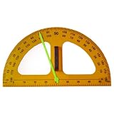 Goniometro matematico: questo strumento goniometro è un goniometro professionale progettato per l'uso nell'insegnamento della matematica, strumento di disegno