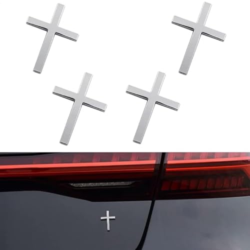 Generisch Eisernes Kreuz Aufkleber Auto | 4Stk 3D Jesus Kreuz für Autoaufkleber | wasserdichte Christliche Car Emblem Sticker | Kreativer Jesus Kreuzt LKW Aufkleber Auto Deko für Christliche Geschenk Generisch Eisernes Kreuz Aufkleber Auto | 4Stk 3D Jesus Kreuz für Autoaufkleber | wasserdichte Christliche Car Emblem Sticker | Kreativer Jesus Kreuzt LKW Aufkleber Auto Deko für Christliche Geschenk
