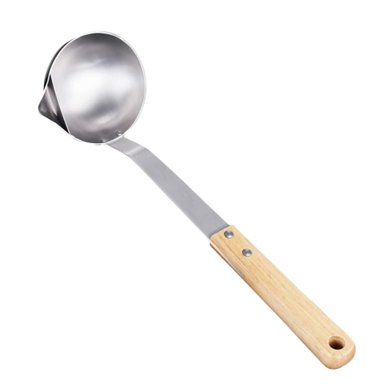 Ipetboom Öl-Suppentrennlöffel – Edelstahl, Hitzebeständig, Mit Ergonomischem Griff, 31,5 Cm, Fettfilternde Suppenkelle Für Küche & Hot Pot