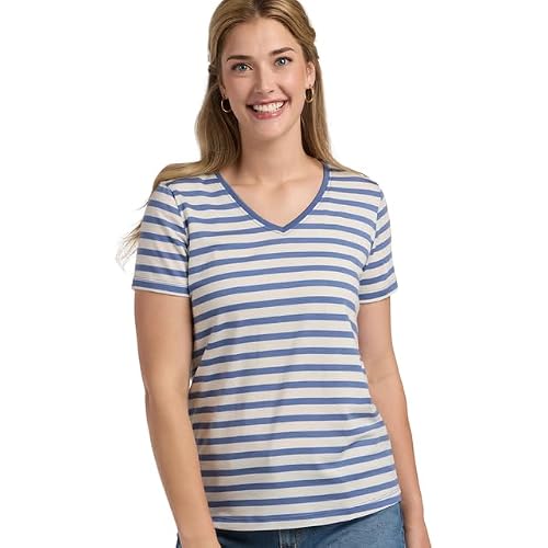 Woolx Women's Junie V-Neck Tee