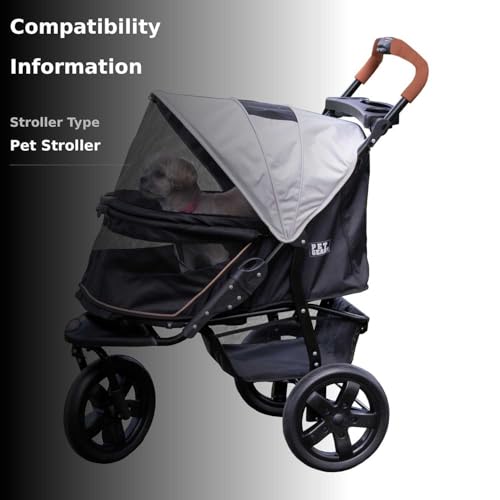 image for PET GEAR INC Pet Gear No-Zip AT3 Pet Stroller for Cats/Dogs, Zipperles