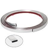 JSIWOTH 9.8 Ft Peel and Stick Trim, Sliver Waterproof Molding Trim for Walls Edges, Borders, Window