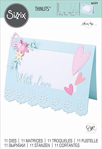 Sizzix Thinlits Dies By Olivia Rose 11/Pkg-Lace Card Base -665474