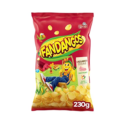 Salgadinho Fandangos Presunto Elma Chips Pacote Grande Kit 8 Und