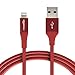 Produktbild AmazonBasics - Lightning-auf-USB-A-Kabel, Premium-Kollektion, 1,8 m, 1er-Pack - Rot