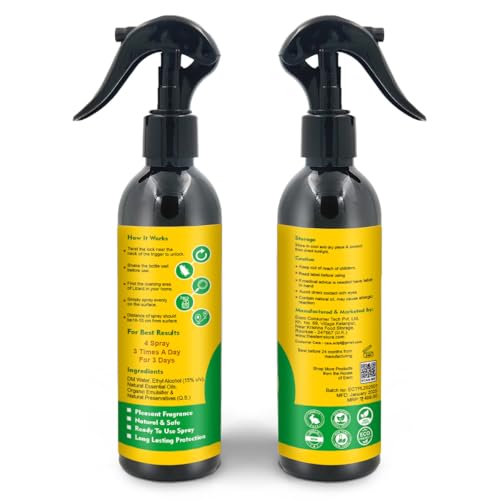 Image of Repl Lizard Repellent Spray(250ml*2) |Powerful Indoor & Outdoor Protection Up to 40 Days |Peppermint Oil Formula |Keeps Lizards Away Naturally |Safe for Kids, Pets & Family |Non-Toxic & Easy to Use (PACK OF 2)