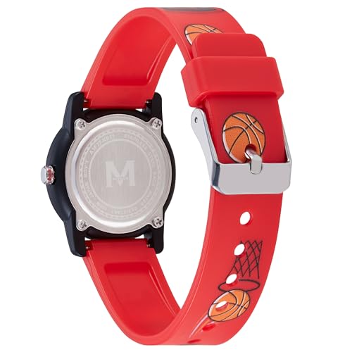 Image of Miykon Kids Watches for Boys and Girls - Educational Time-Telling Gift for Kids Aged 3-15, Toddlers, Preschoolers, and School-Aged Children - Easy to Read Analog Watch, Soft Resin Band, Japanese Quartz, 100M Water Resistant